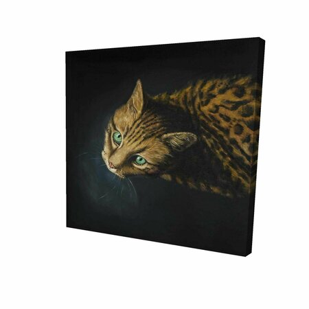 FONDO 16 x 16 in. Bengal Cat-Print on Canvas FO2789242